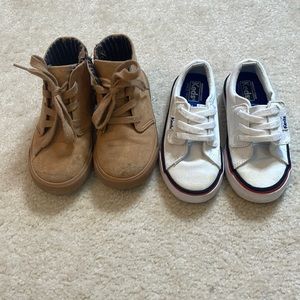 Size 8 toddler shoes KEDS/ Cat + Jack